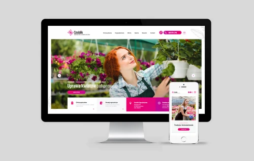 projektowanie stron internetowych dla szoblik ogrodnictwo