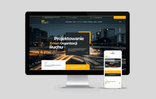 projekt strony internetowe dla firmy kp znaki